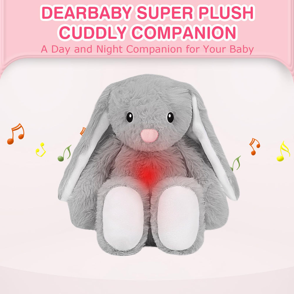 DEARBABY baby shower gift-ready Heartbeat Bunny plush