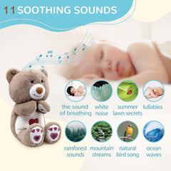 DEARBABY belly glow night light provides gentle, color-changing illumination