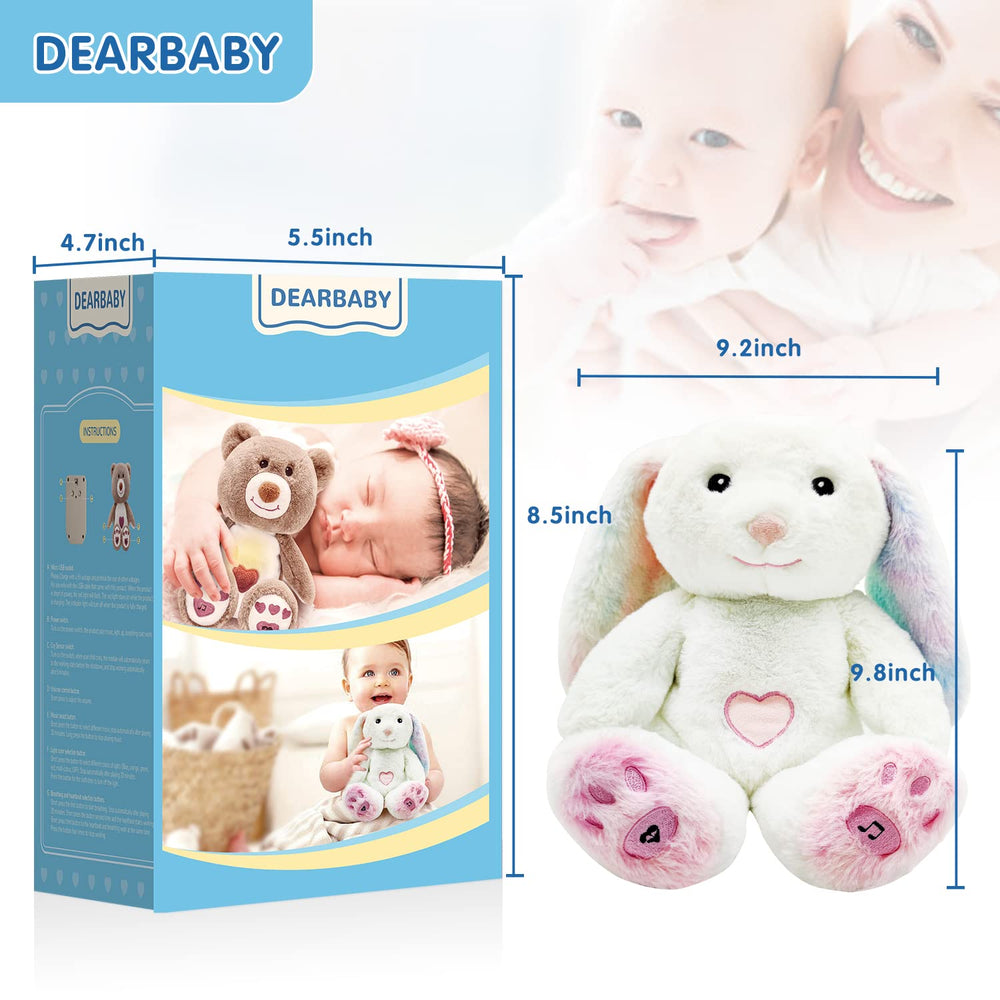 DEARBABY embroidered eye safety details prevent hard components.
