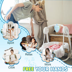 DEARBABY rechargeable battery enables cordless use during travel.