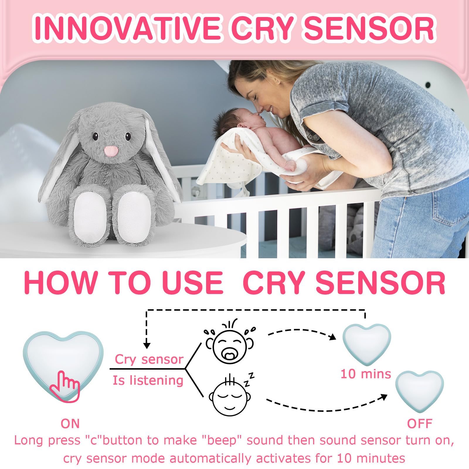 DEARBABY removable electronics for easy cleaning