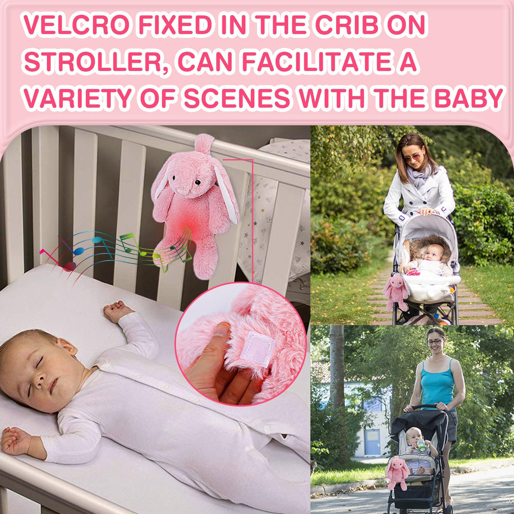DEARBABY 7-sound music feature helps soothe to sleep.