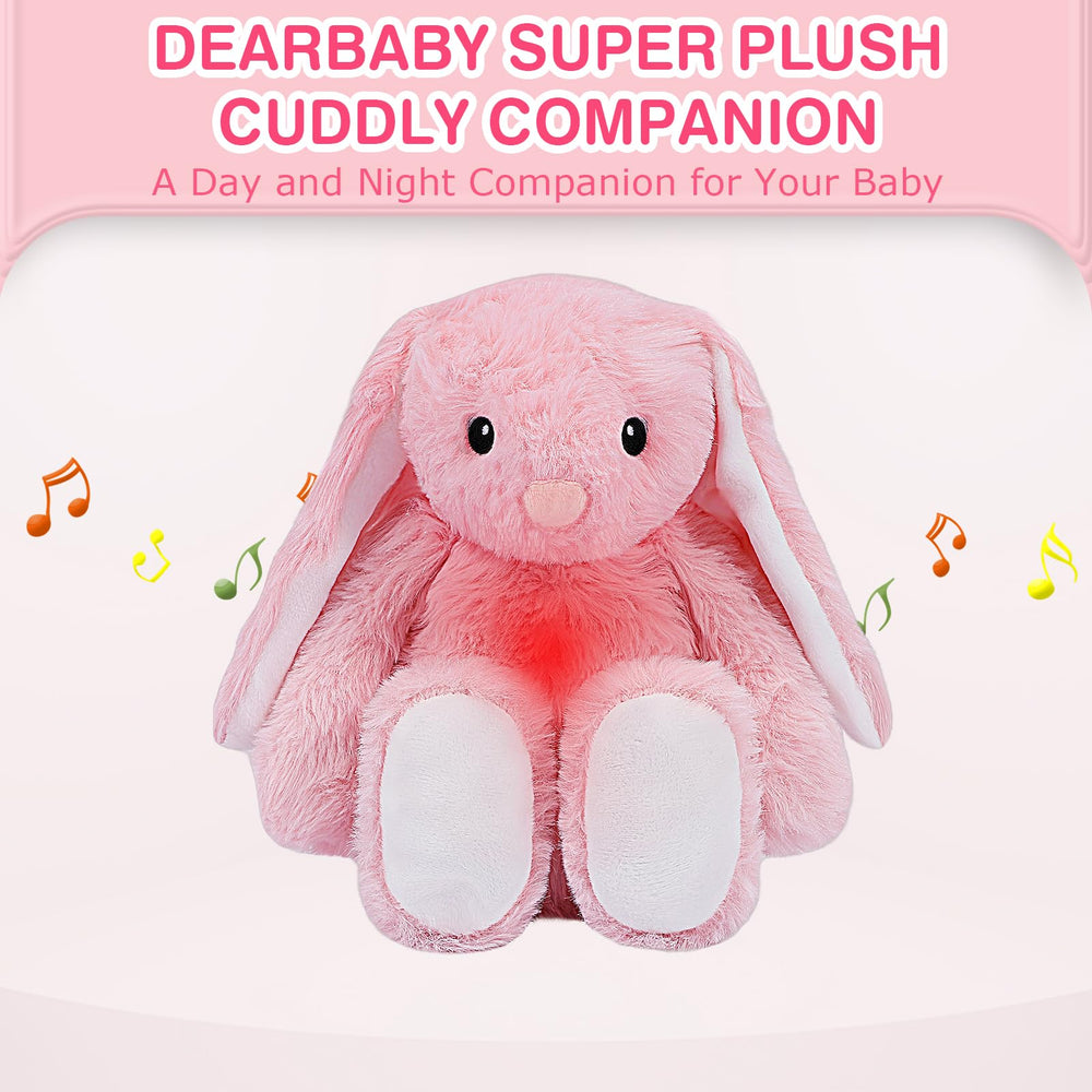 DEARBABY Travel-friendly plush soother for car and stroller.