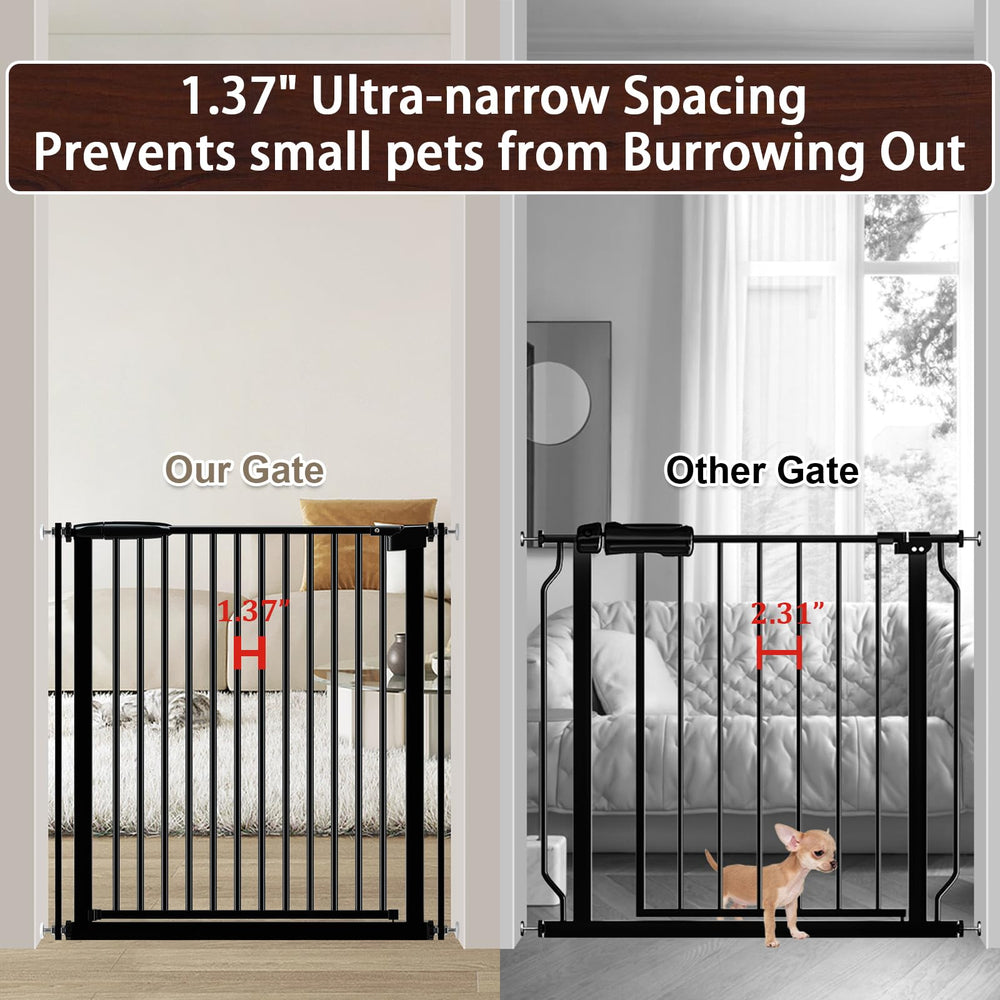 DEARBB double-lock handle secures the gate while remaining easy for adults.