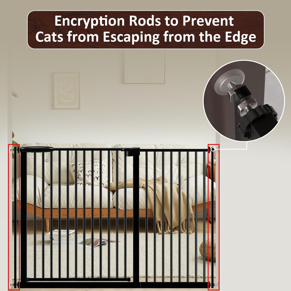 DEARBB Extra Wide Gate demonstrates sturdy steel construction for long-lasting safety.