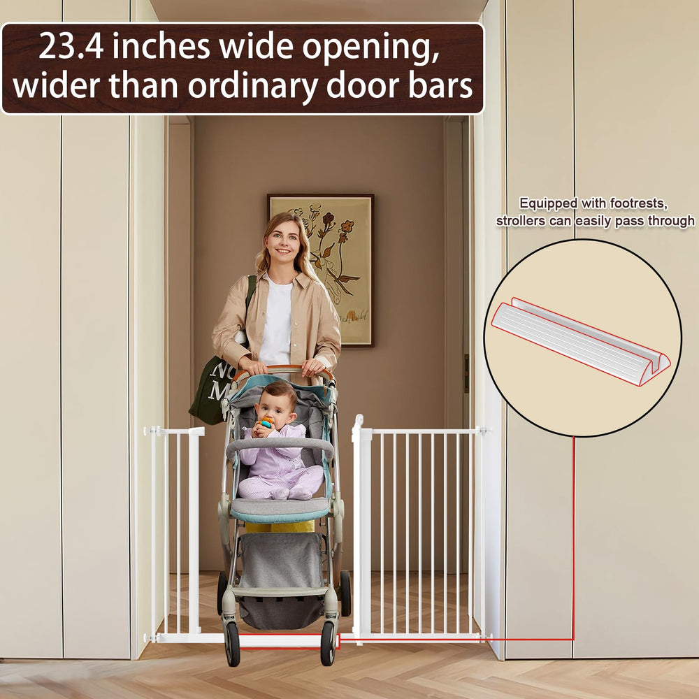 DEARBB two-way automatic closing offers smooth entry from either side.