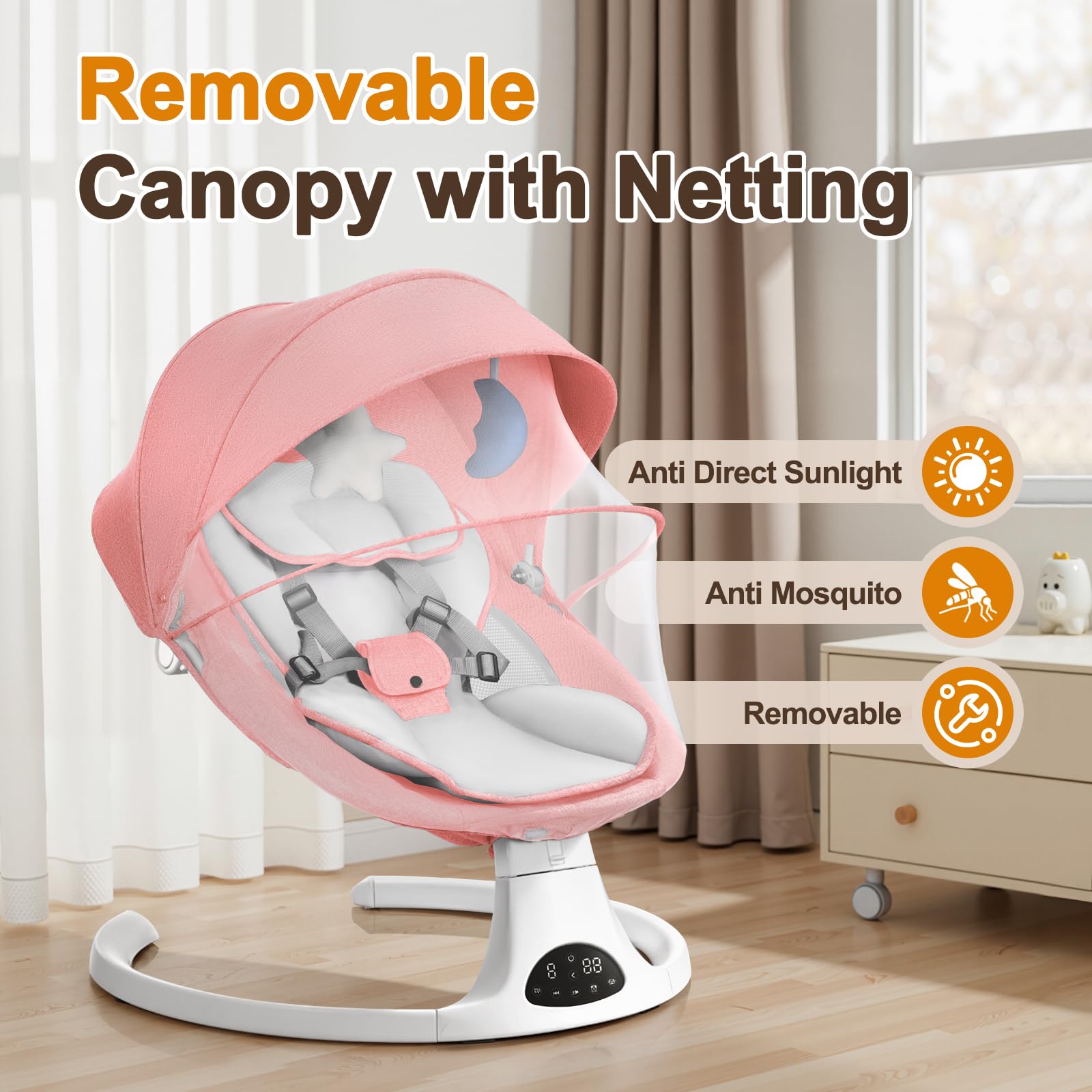 DEAREST BABY compact package helps you plan space before setup.