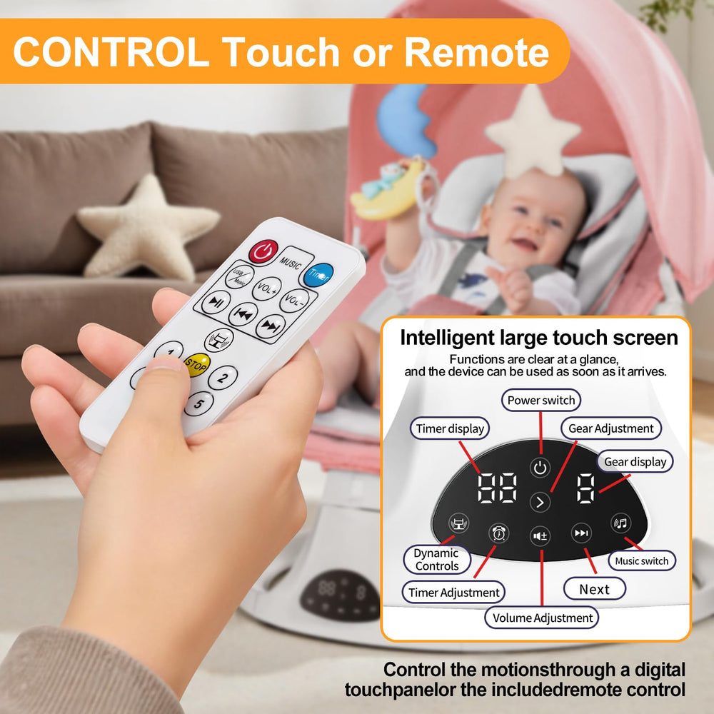 DEAREST BABY lightweight design makes it easy to move between rooms.