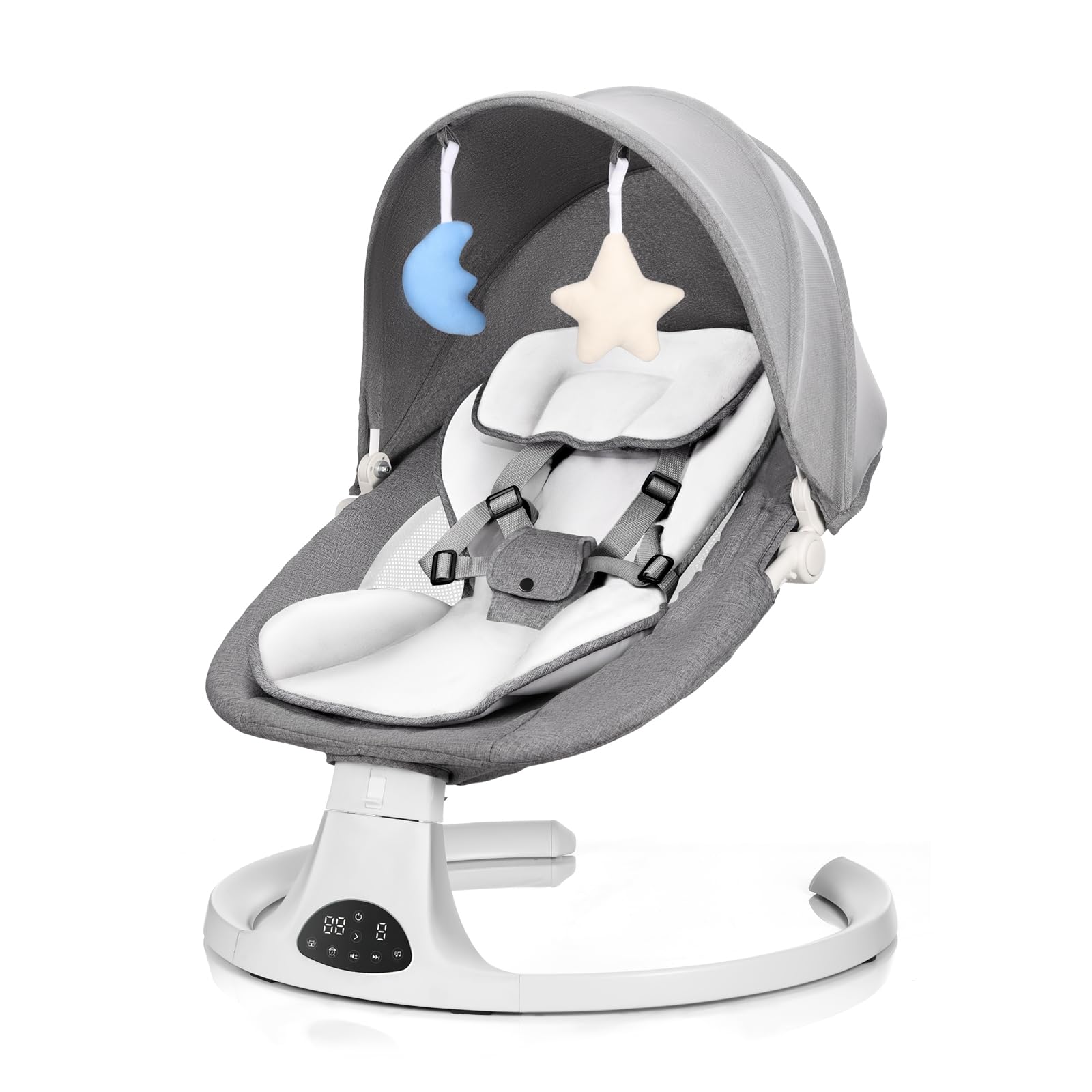 DEAREST BABY baby swing with remote control for effortless soothing sessions