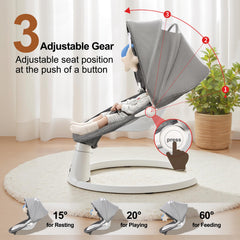 DEAREST BABY smart touch control simplifies setup during busy evenings