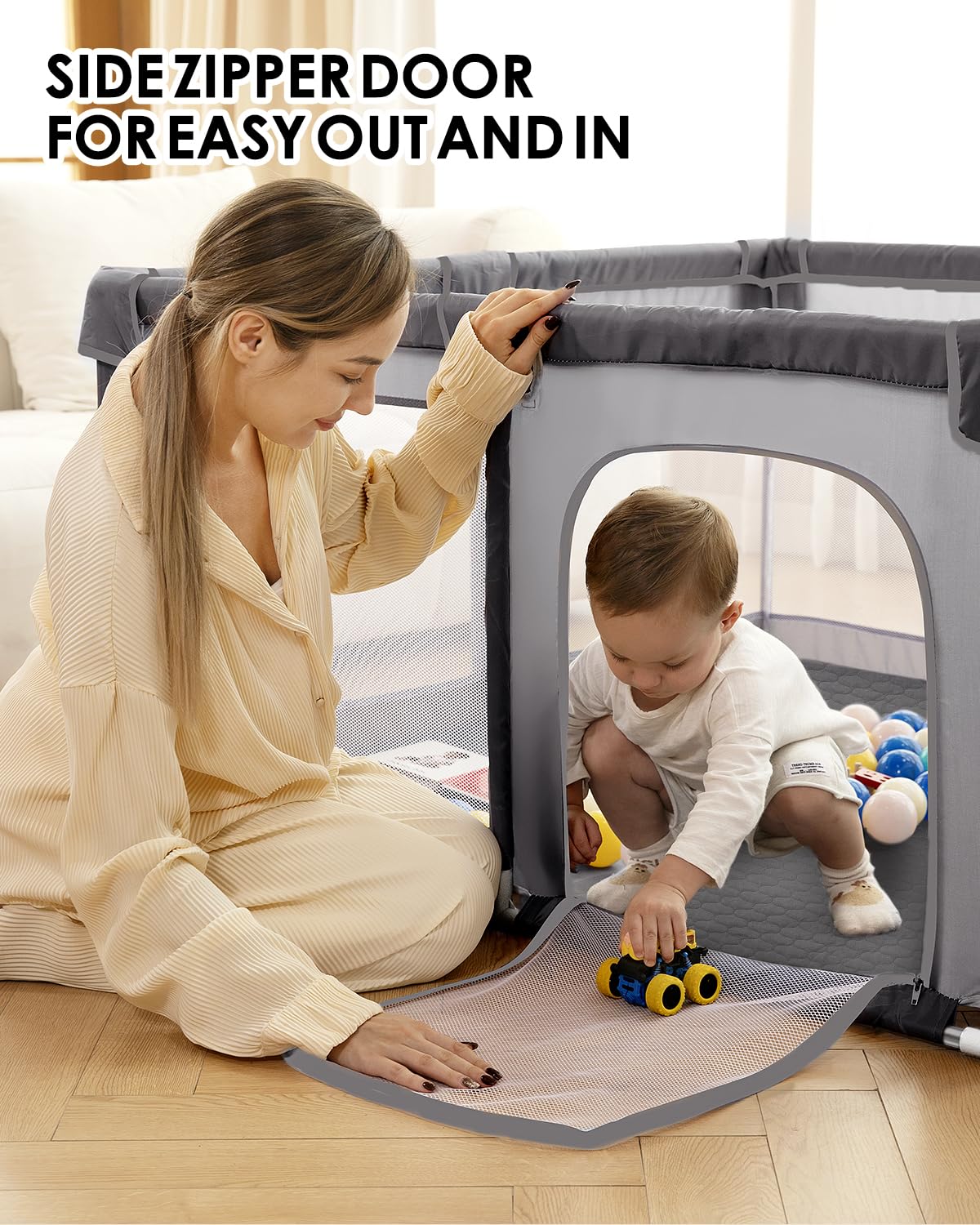 Dearlomum safe and sturdy construction with Oxford fabric for durable use