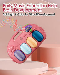 Dearlomum teapot rattle stimulates grasping and sensory play in little hands.