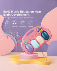 Dearlomum teapot rattle toy provides gentle sound cues during early grasp training