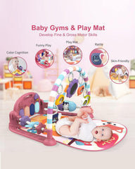 Dearlomum tummy time mat supports movement and motor skill development on a comfy surface