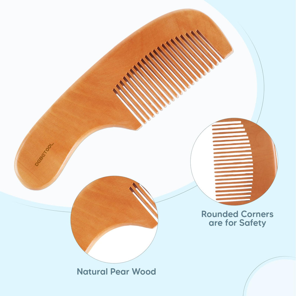DEBETOOL comb safely removes cradle cap while keeping scalp clean.