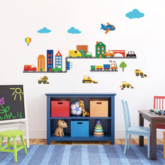 Decalmile boy nursery wall decor sparks adventures and creativity.