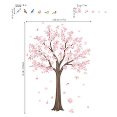 Decalmile branch-tree silhouette wall art complements modern interiors.