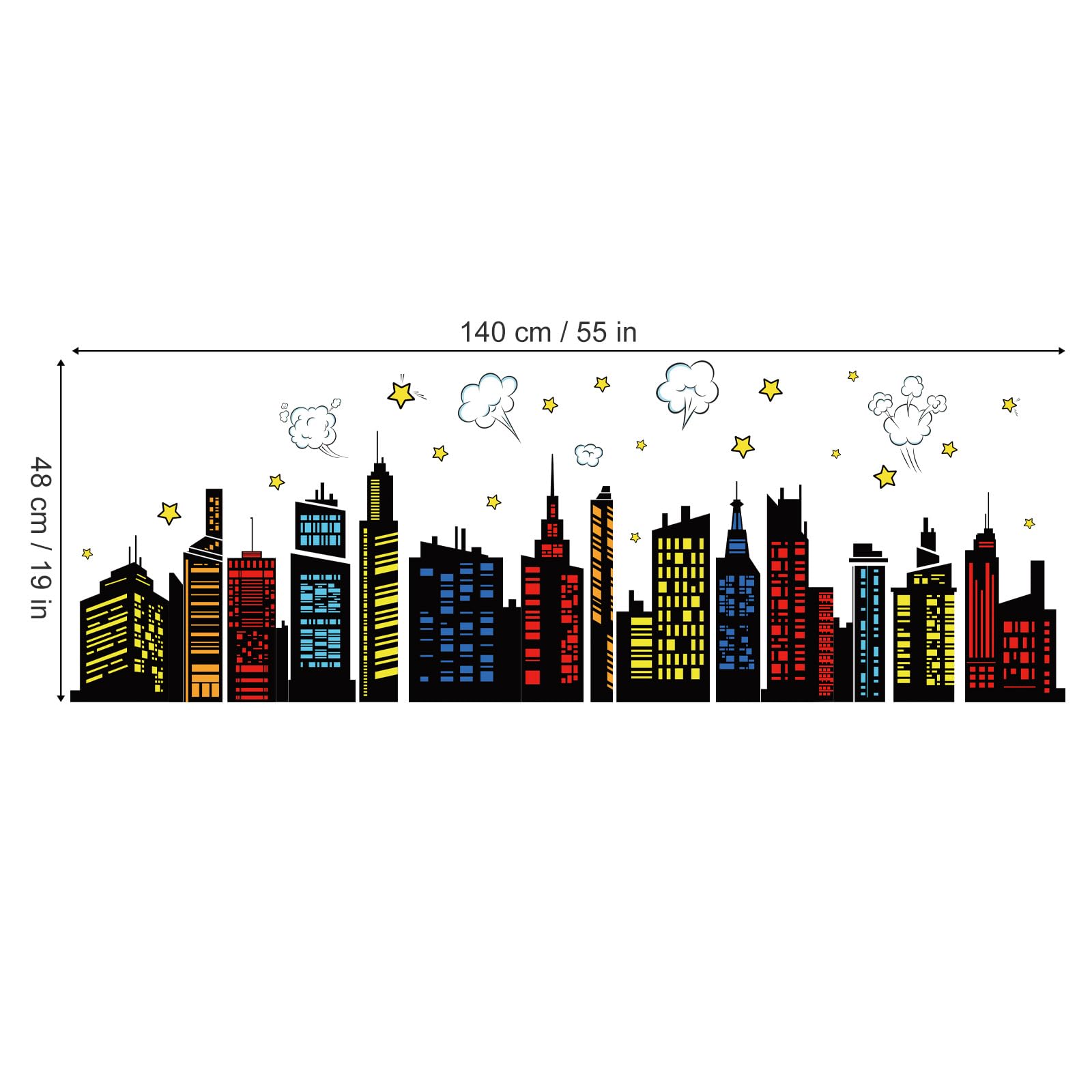 decalmile dorm room wall decal offers flexible, non-damaging decor