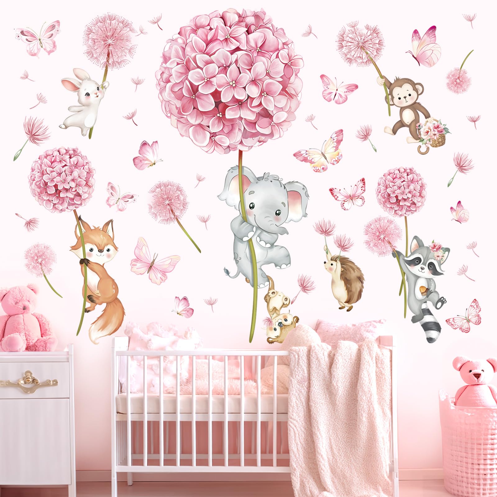 decalmile forest elephant wall decal adds friendly safari vibe to nursery