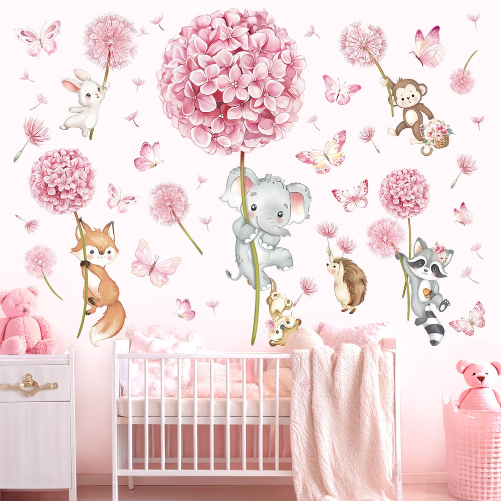 decalmile forest elephant wall decal adds friendly safari vibe to nursery