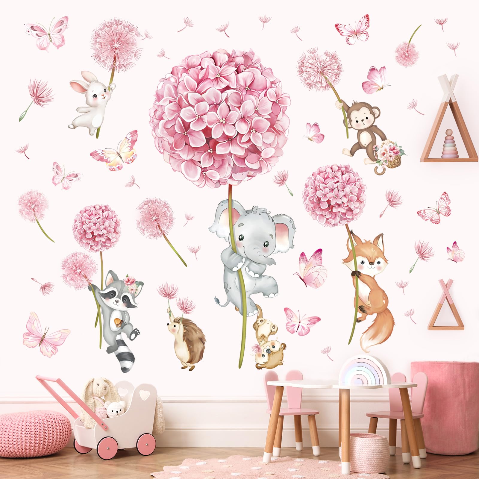 decalmile forest fox wall decal creates cozy, imaginative play corner