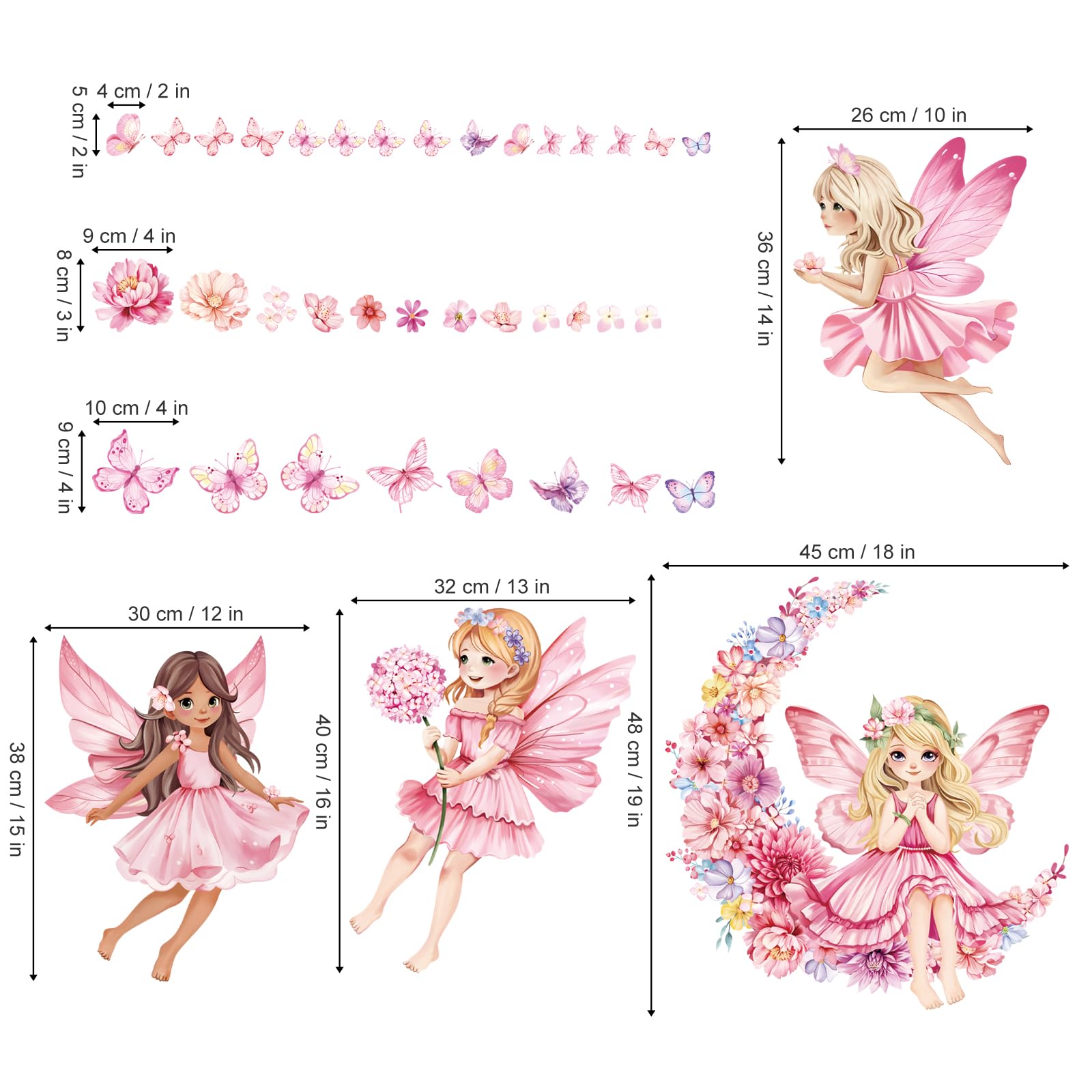 Decalmile Girls' bedroom wall decor inspires imaginative storytelling