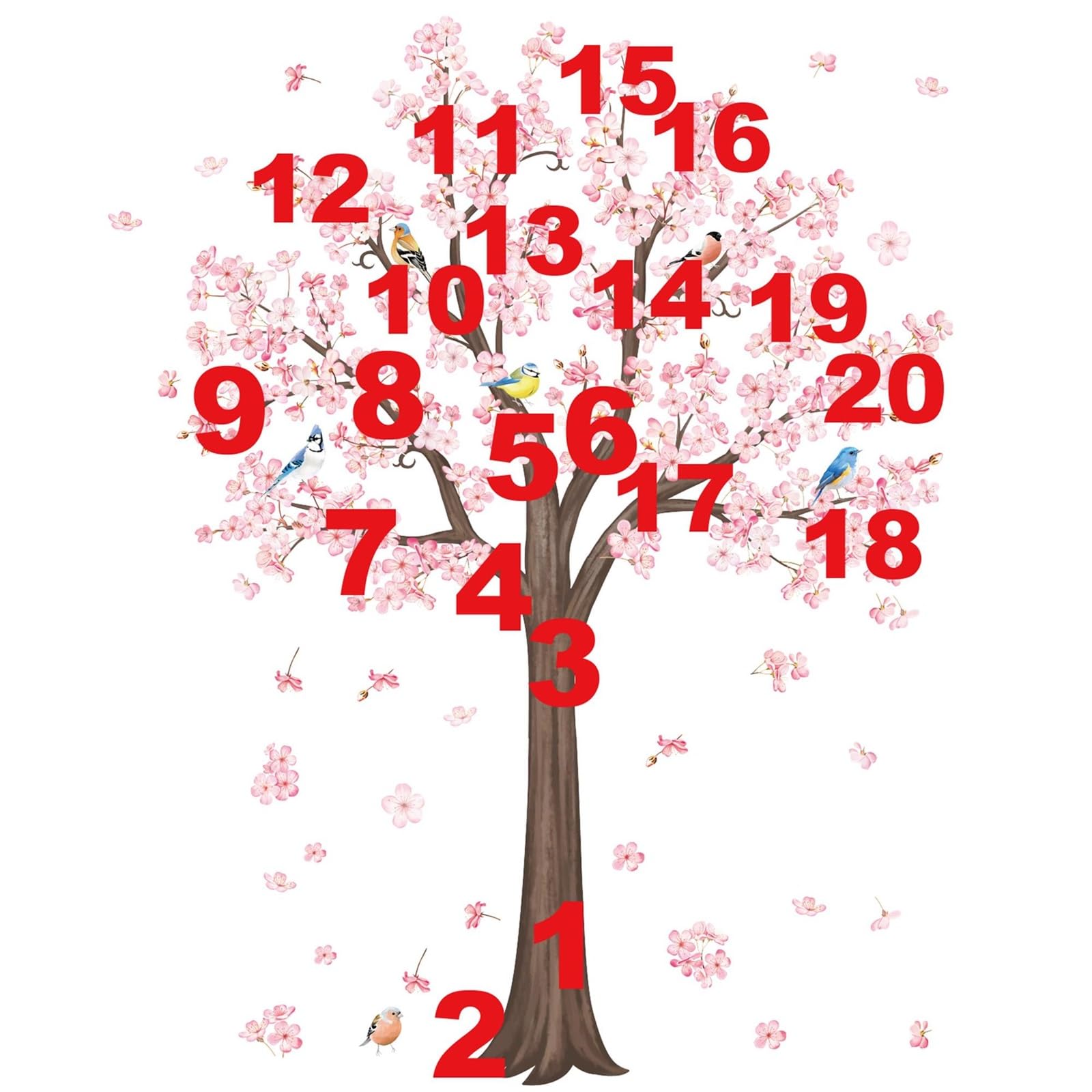 Decalmile living room and nursery decor sticker set for easy DIY customization.