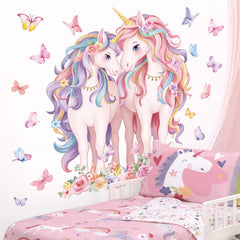 Decalmile nursery wall stickers waterproof and colorful for baby rooms