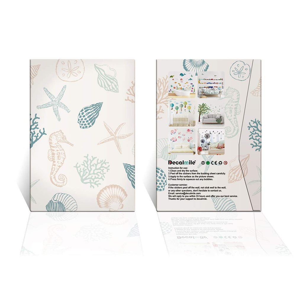 decalmile easy-peel removable waterproof stickers for versatile surfaces