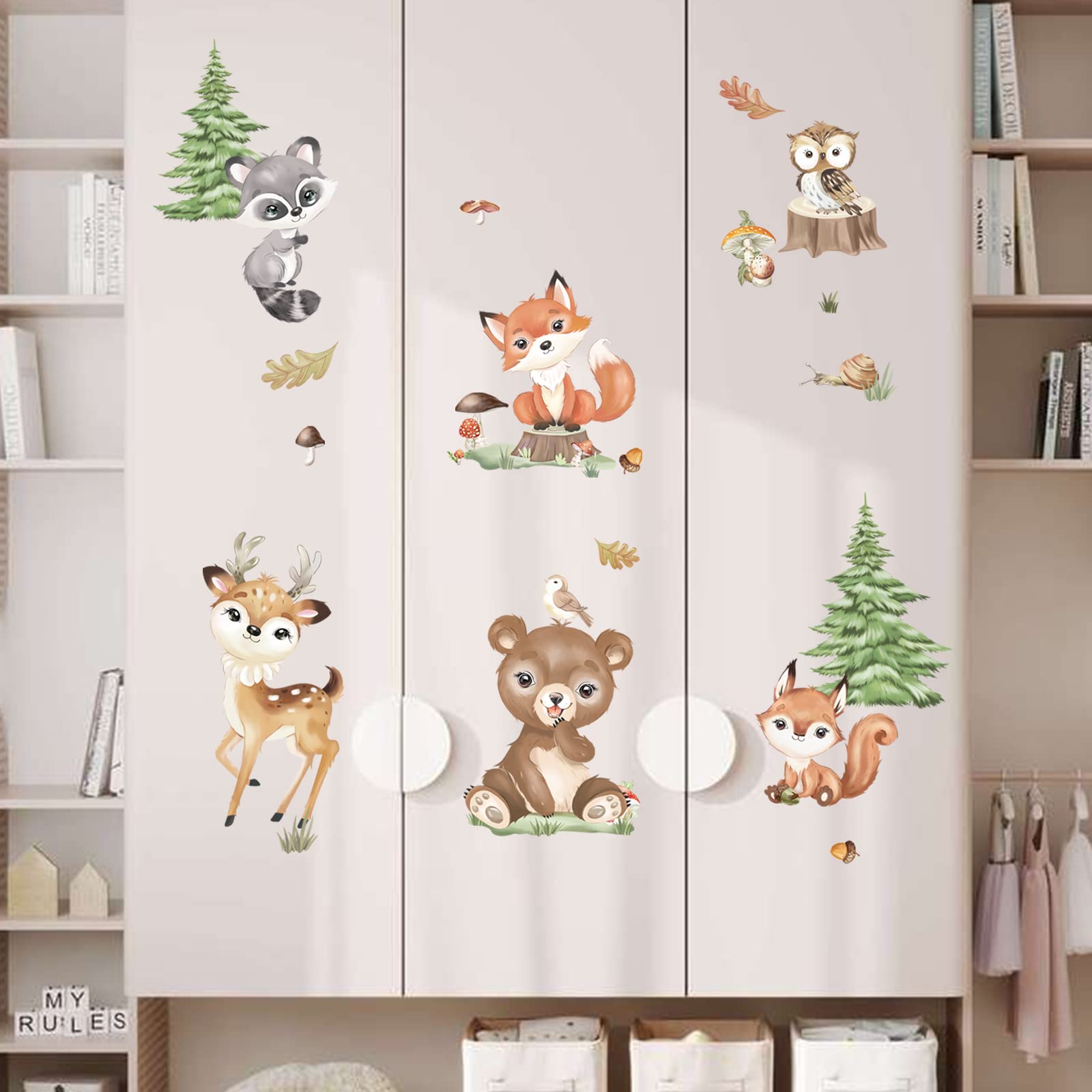 DecalMile fox wall sticker brings whimsy and color to playroom