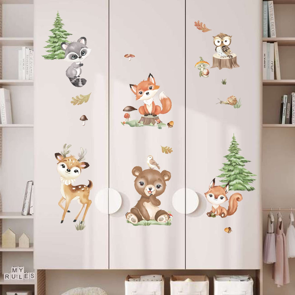DecalMile fox wall sticker brings whimsy and color to playroom