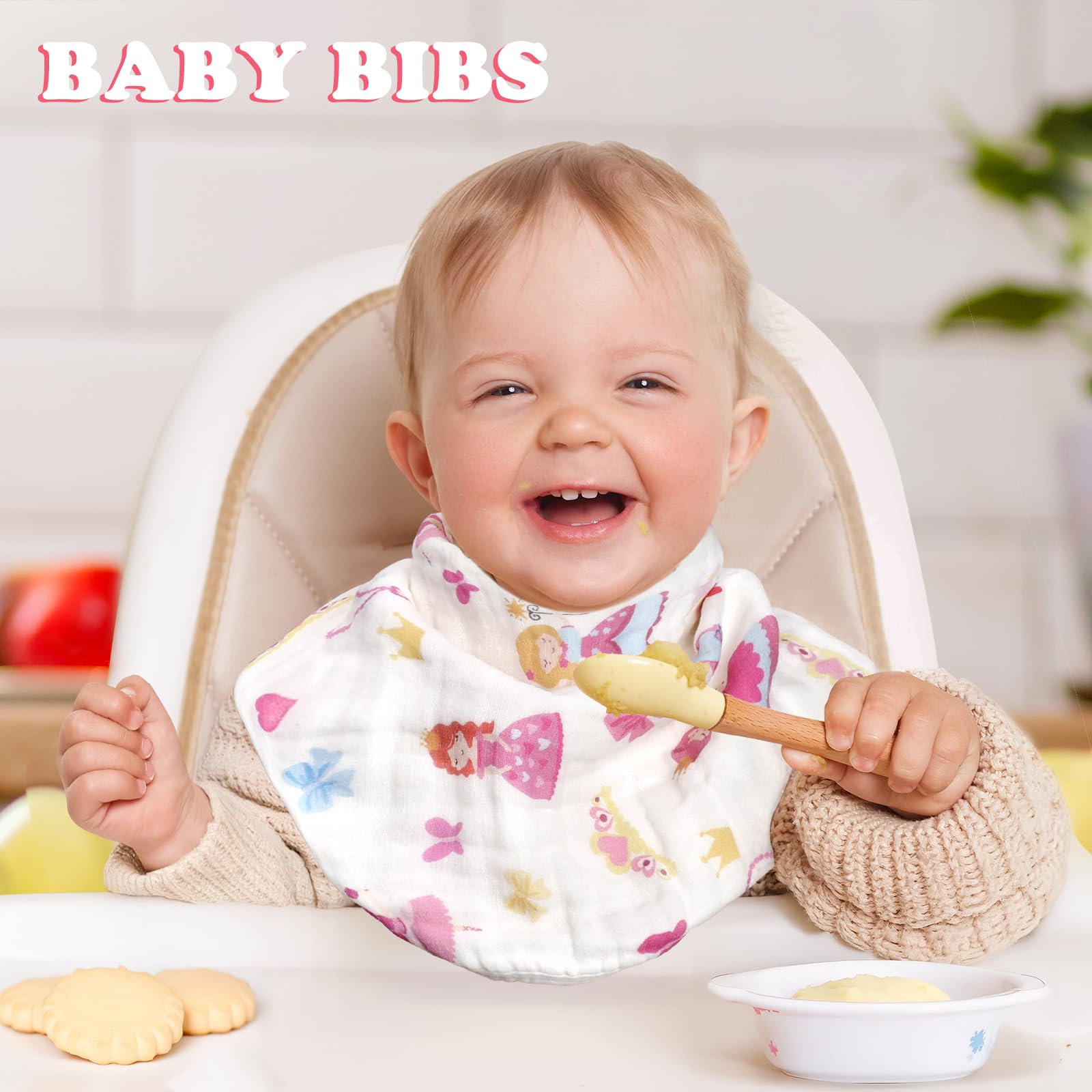 Decalsweet six-layer muslin cloths for baby use and longevity.