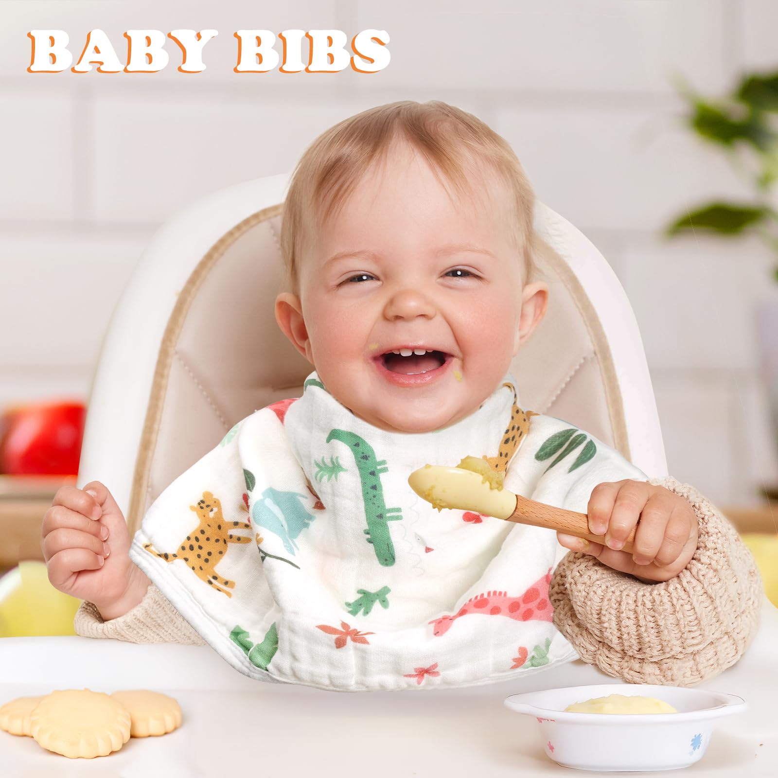 Decalsweet baby burp cloths machine washable for simple care.