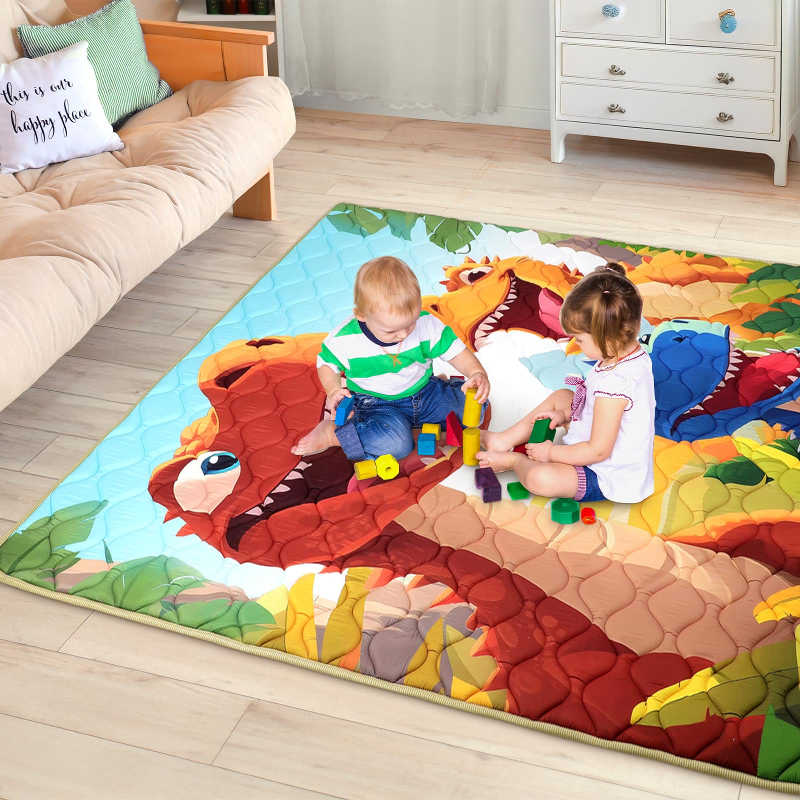 Decalsweet play mat suited for indoor and outdoor use