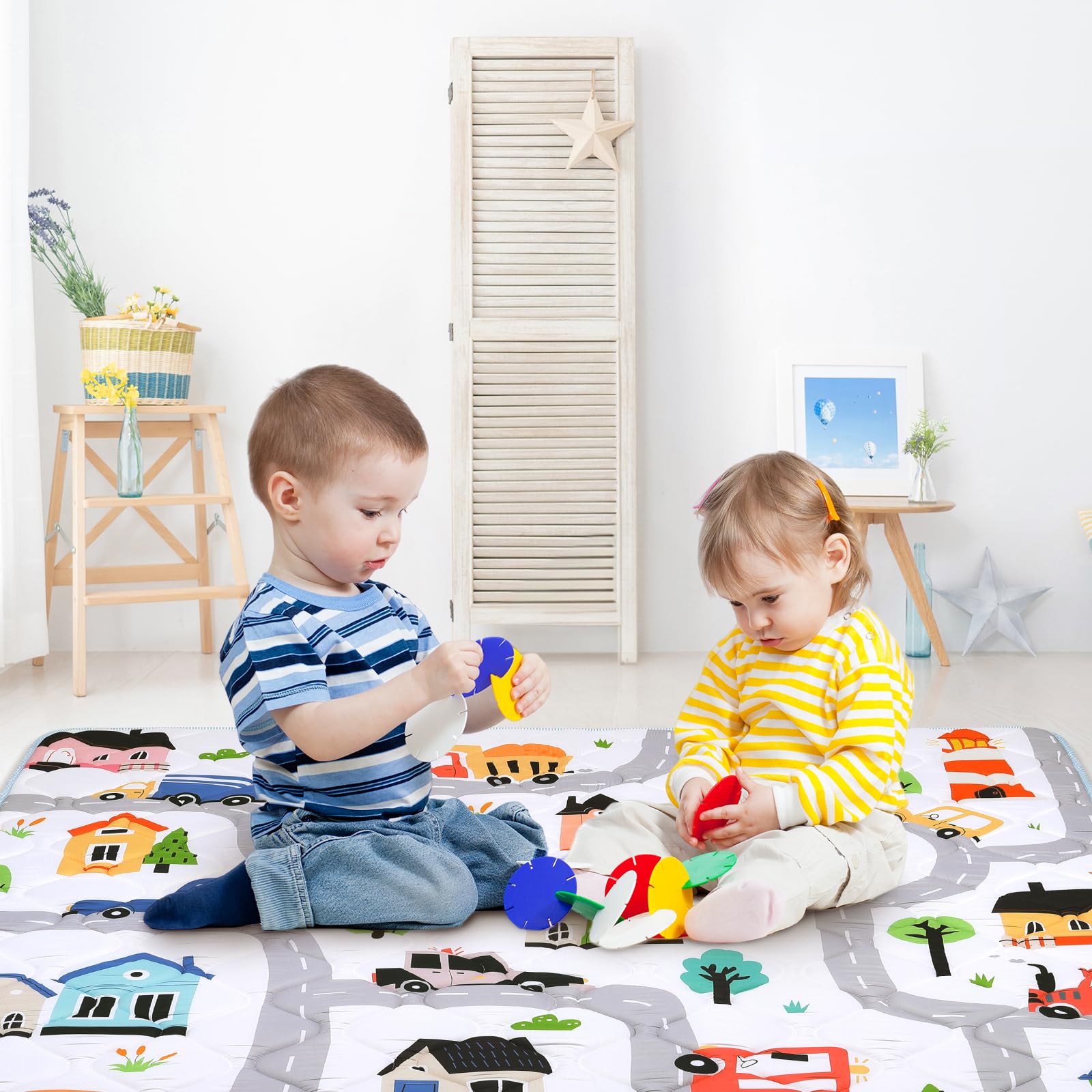 Decalsweet large 50 x 50 inch crawling space for exploration.