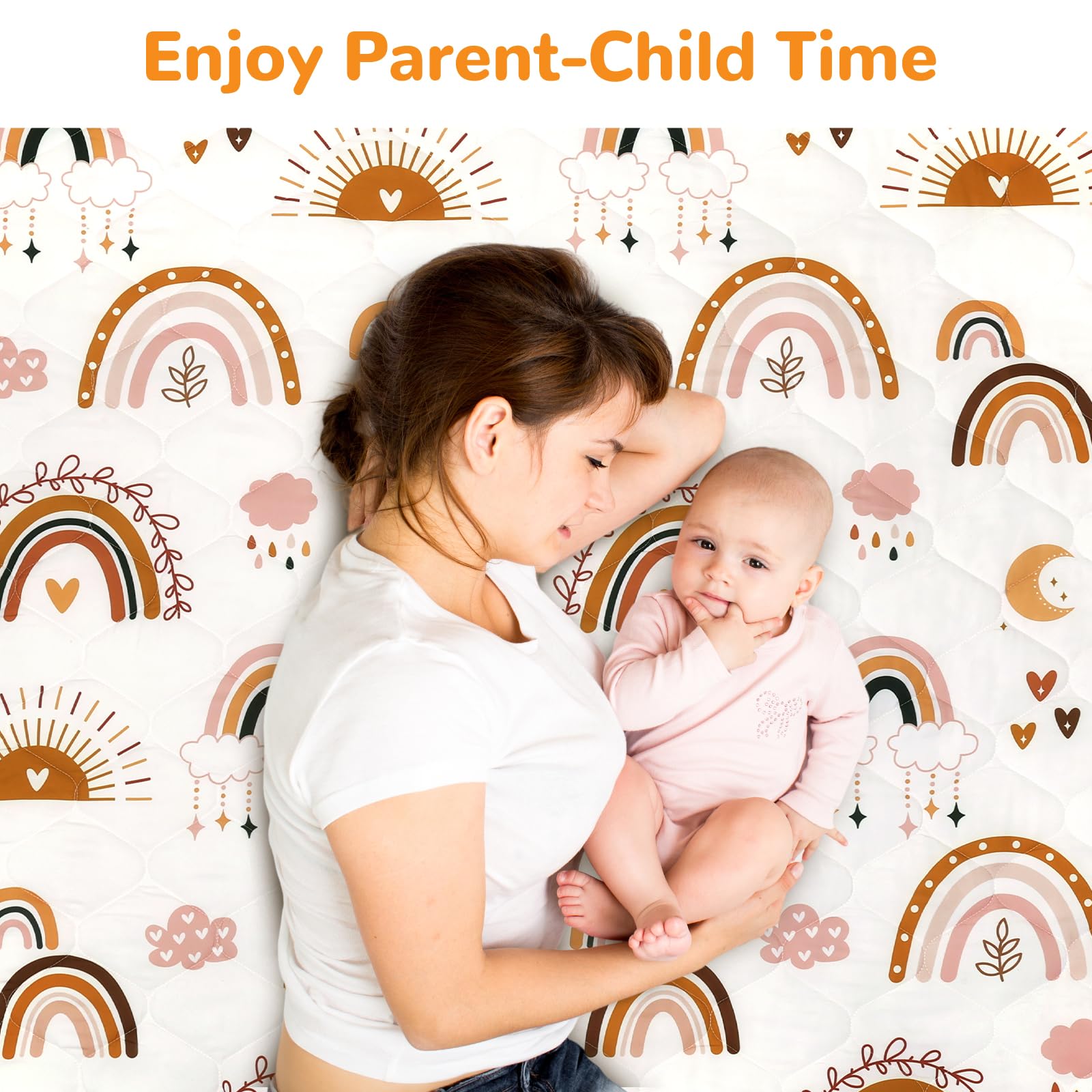 DecalSweet mat used as stylish living room decor for playtime