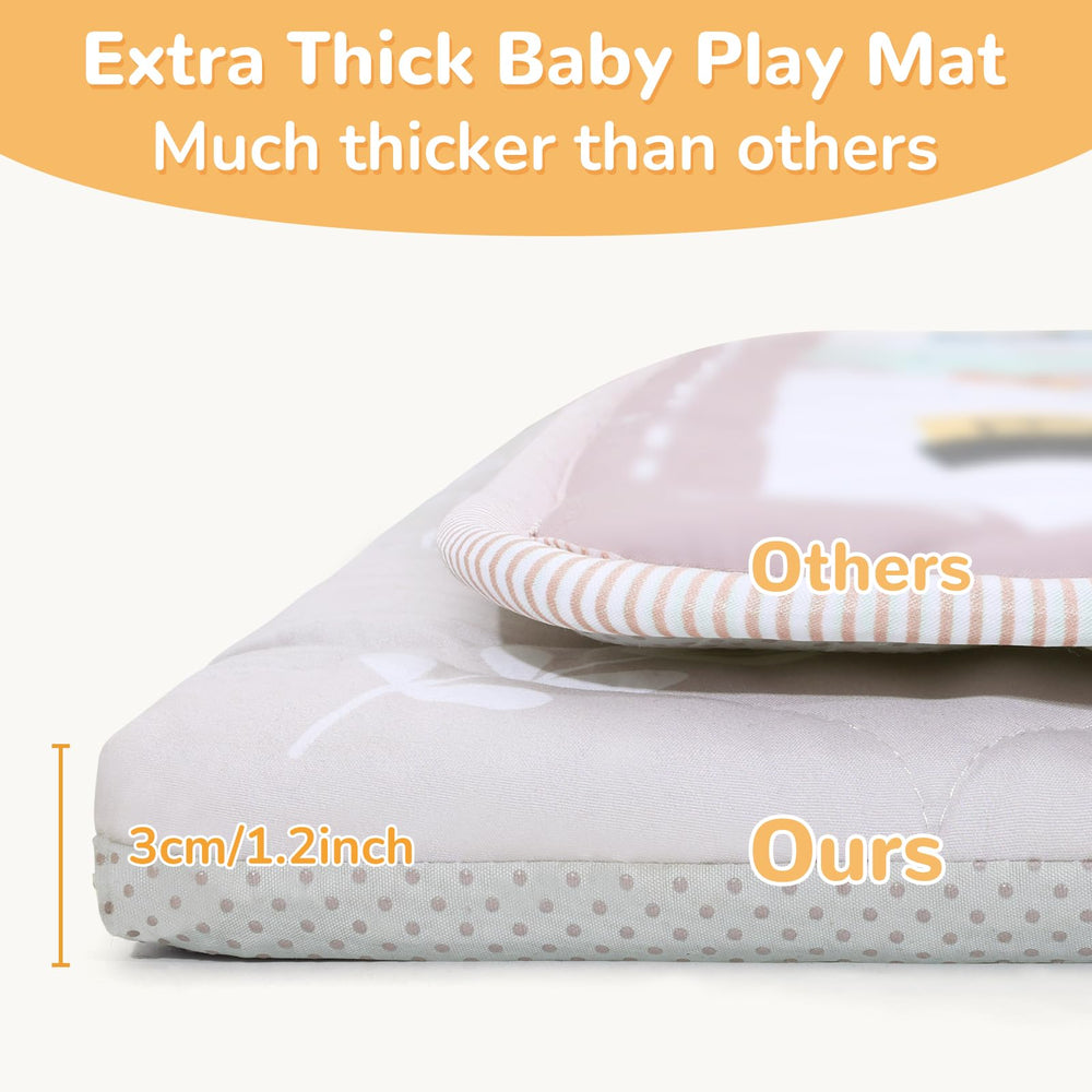 Decalsweet Baby Play Mat non-toxic materials promote a healthy play space.
