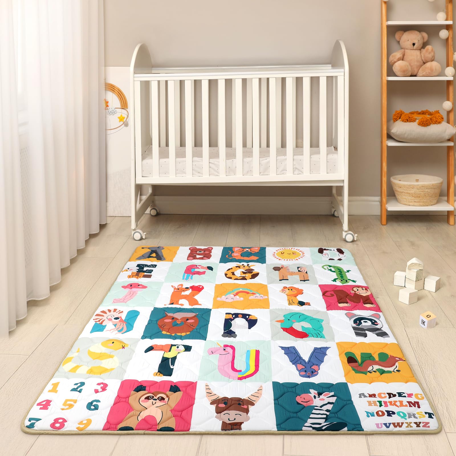Decalsweet play mat enhances room decor with a playful vibe