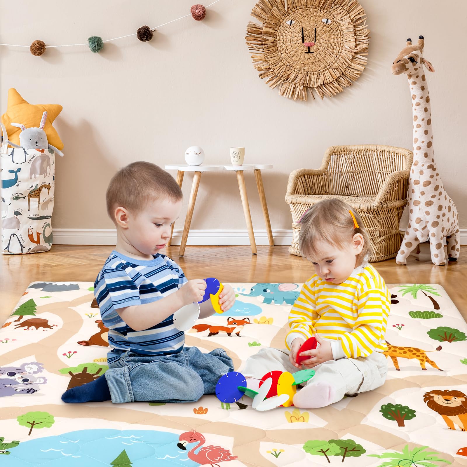 Decalsweet Baby Play Mat ideal for tummy time and early movement.
