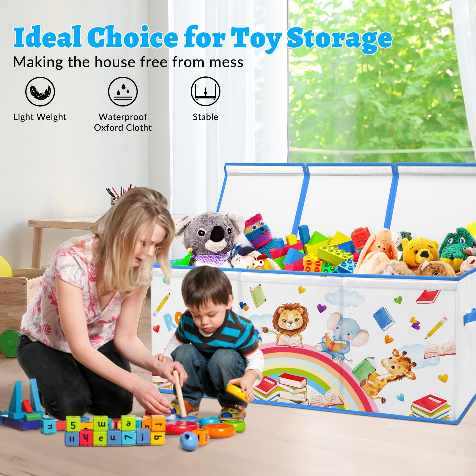 Decalsweet colorful pattern encourages kids to tidy up