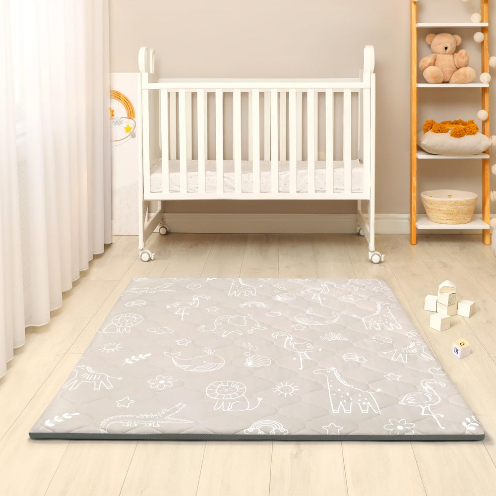 Decalsweet living room decor adds style while creating a safe play space