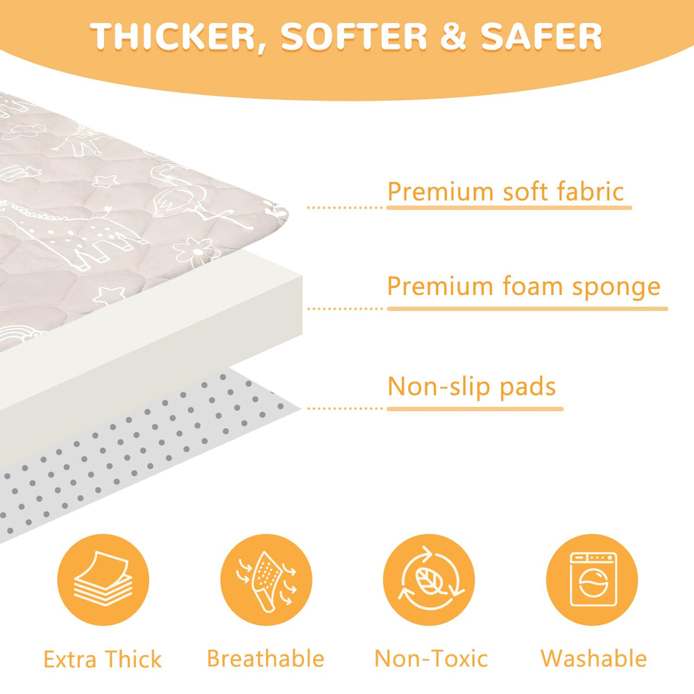Decalsweet non-slip bottom keeps infants safe during crawls