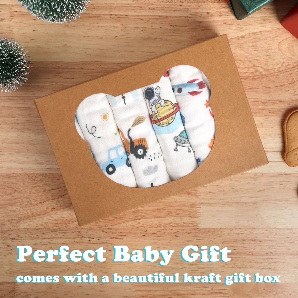 Decalsweet travel-friendly burp cloths, lightweight and convenient on the go