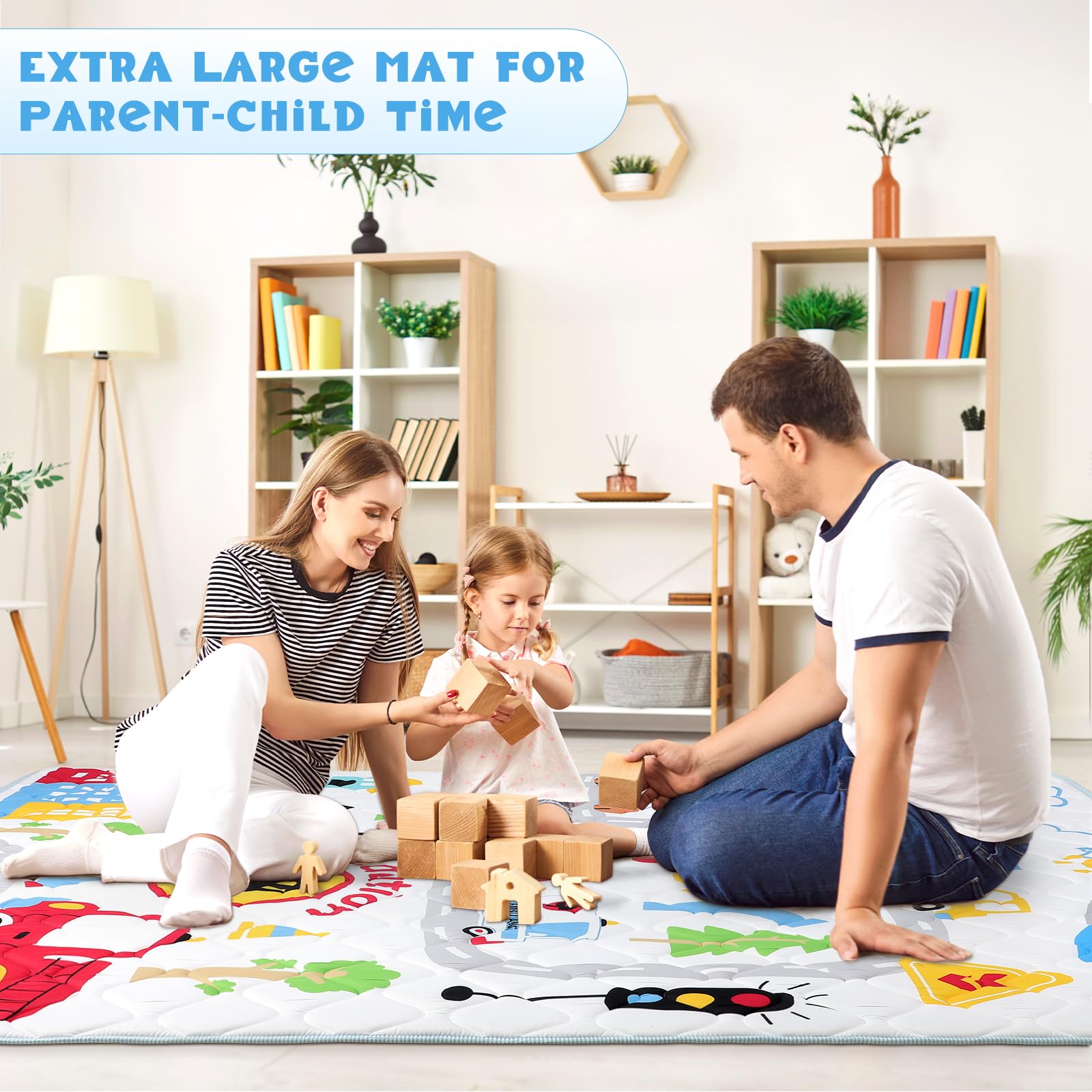 Decalsweet washable baby play mat is simple to clean.