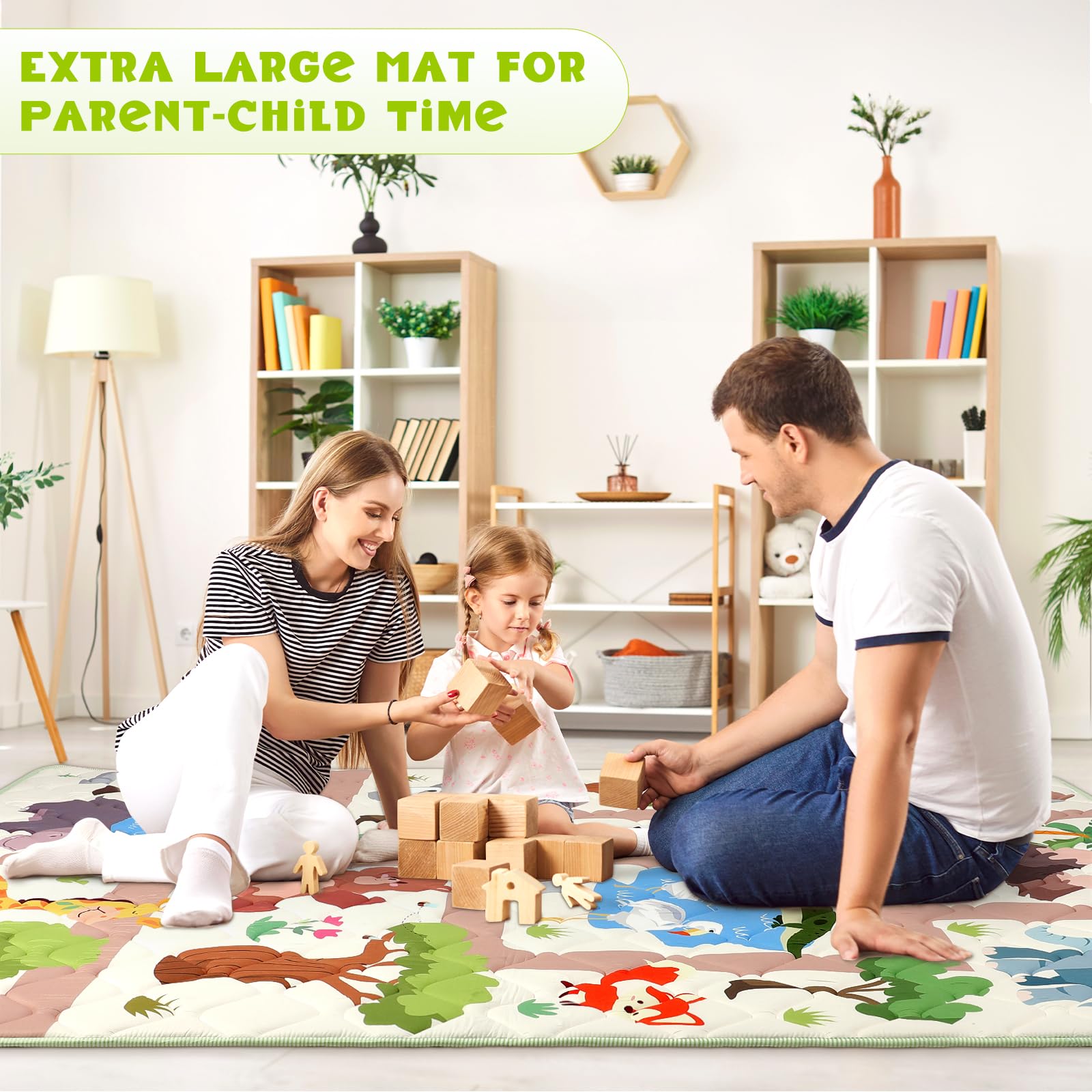 DecalSweet washable play mat easy to clean after spills and messes.