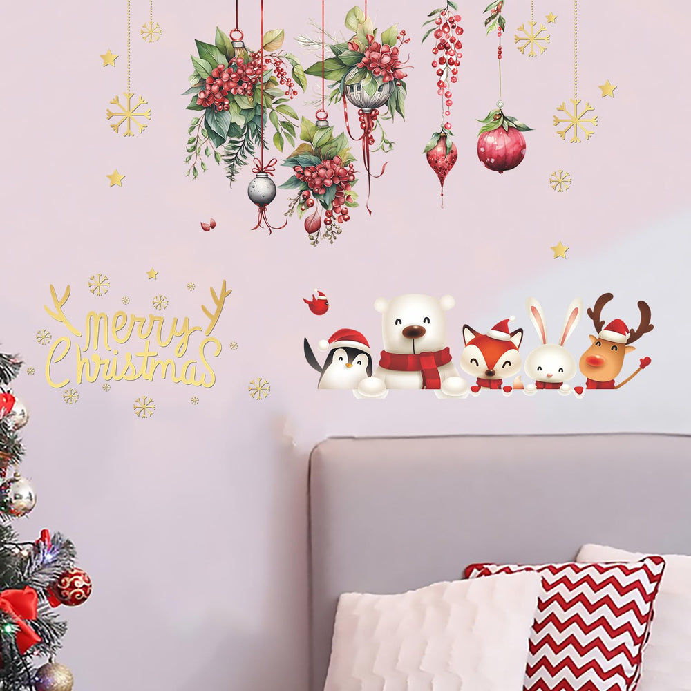 Dechom living room holiday decor for festive, inviting atmosphere in homes or cafes.