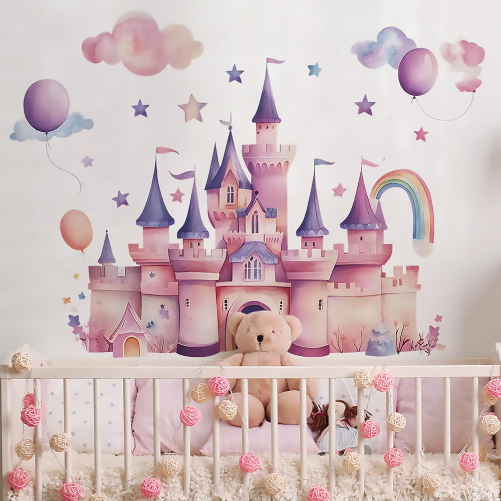 Dechom Sparkling Stars wall art provides twinkling accents for bedtime decor.