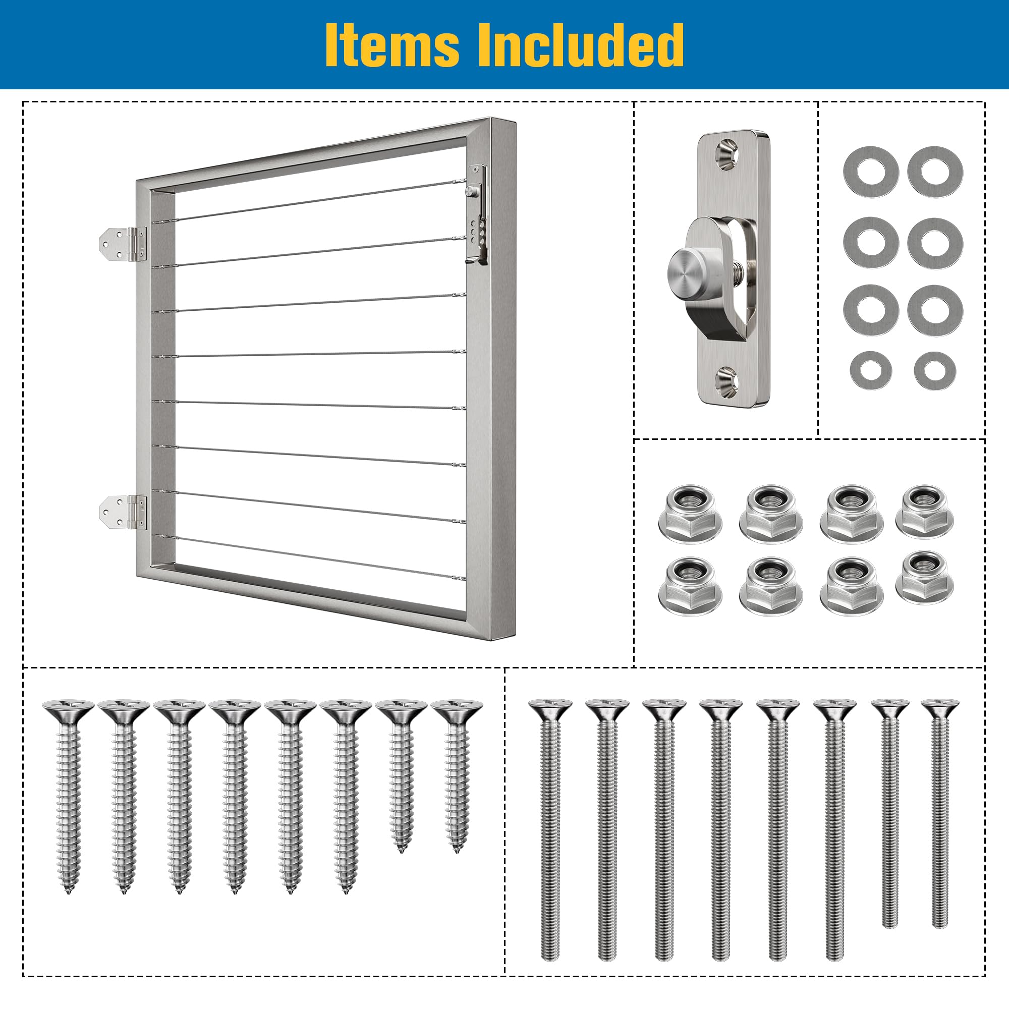 Weather-resistant, durable Deck Man gate withstands outdoor use