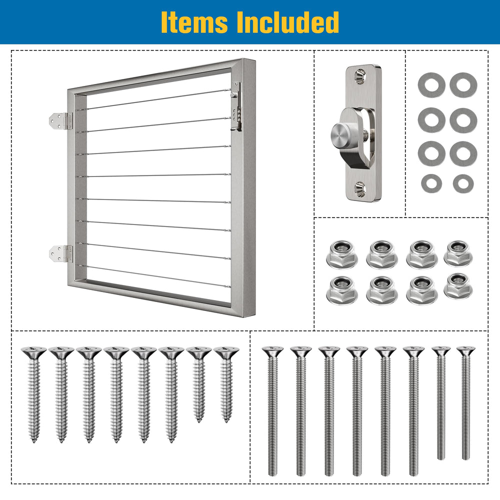 Weather-resistant, durable Deck Man gate withstands outdoor use