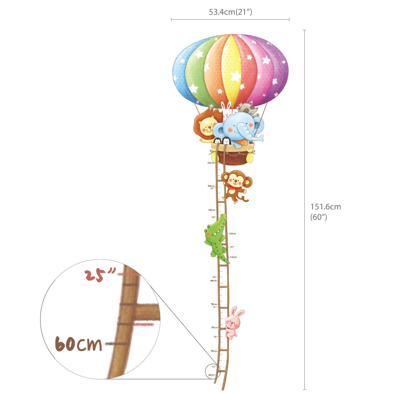 DECOWALL BS-1606 two sheets 90x30 cm wall stickers layout